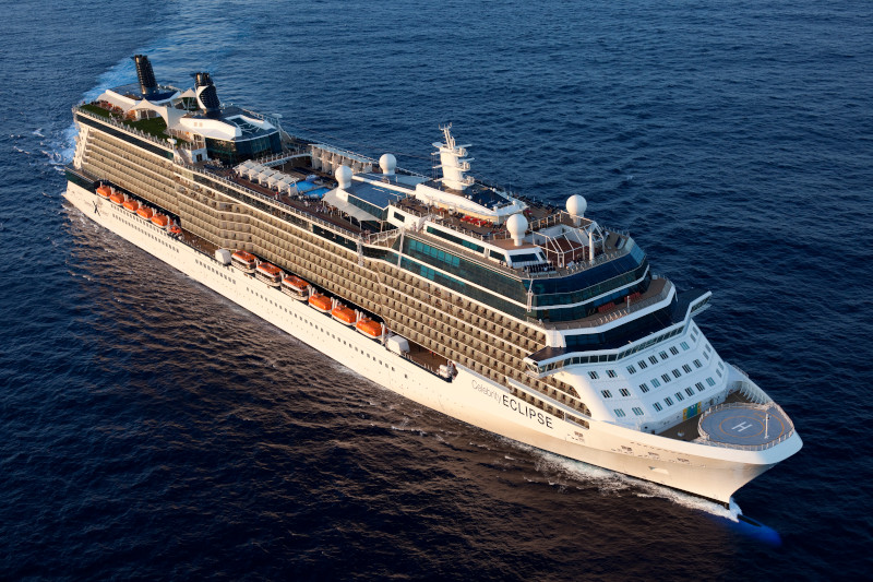 Navire Celebrity Eclipse lors d’une croisière dans les Caraïbes