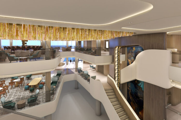 Atrium du navire NCL Luna