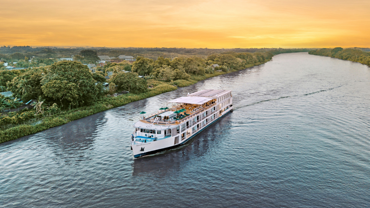 Navire AmaMagdalena lors d’une croisière sur le fleuve Magdalena en Colombie